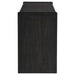 Leandro 2-drawer Home Office Writing Desk Burnished Black