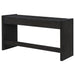 Leandro 2-drawer Home Office Writing Desk Burnished Black