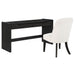 Leandro 2-drawer Home Office Writing Desk Burnished Black