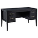 Graham 54-inch 4-drawer Double Pedestal Lift Top Computer Desk Black