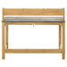 Besler 47-inch SmartTop Writing Desk with Shelf Cement and Natural