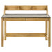 Besler 47-inch SmartTop Writing Desk with Shelf Cement and Natural