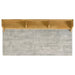 Besler 47-inch SmartTop Writing Desk with Shelf Cement and Natural