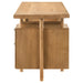Roldan 69-inch 4-drawer Computer Desk with File Drawer Light Ash