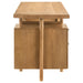 Roldan 69-inch 4-drawer Computer Desk with File Drawer Light Ash