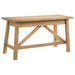Fabian 54-inch 2-drawer Computer Writing Desk Distressed Light Brown