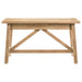 Fabian 54-inch 2-drawer Computer Writing Desk Distressed Light Brown