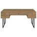 Analiese 63-inch 4-drawer Writing Desk Mango