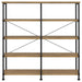 Analiese 63-inch 4-shelf Double Bookshelf Mango