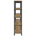 Analiese 63-inch 4-shelf Double Bookshelf Mango