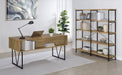 Analiese 63-inch 4-drawer Writing Desk Mango