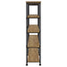 Analiese 63-inch 4-shelf Double Bookshelf Mango