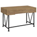 Analiese 47-inch 3-drawer Writing Desk Mango