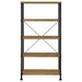 Analiese 63-inch 4-shelf Bookshelf Mango