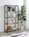 Analiese 63-inch 4-shelf Bookshelf Mango