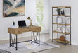 Analiese 63-inch 4-shelf Bookshelf Mango