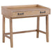 Fabian 38-inch Computer Desk with Keyboard Drawer Distressed Light Brown