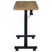 Westpark Pneumatic Adjustable C-Shape Side Table with Casters Mango