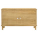 Ervine 3-Door Rope Panel Sideboard Accent Storage Cabinet Natural