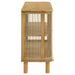 Ervine 3-Door Rope Panel Sideboard Accent Storage Cabinet Natural