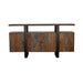 Ditman 4-door Solid Wood Sideboard Buffet Grey Sheesham