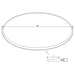 Paxton 5-piece Round Glass Top Counter Height Dining Set Beige