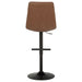 Eldridge Faux Leather Upholstered Adjustable Bar Stool Coffee