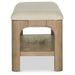 Solano 52-inch Bedroom Bed End Bench Weathered Mango