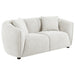 Aleisha 2-piece Fabroc Upholstered Sofa Set Sand