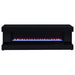 Mallory TV Stand Fireplace Console Bluetooth Speaker Black High Gloss