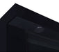 Mallory TV Stand Fireplace Console Bluetooth Speaker Black High Gloss