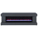Mallory TV Stand Fireplace Console Bluetooth Speaker Grey High Gloss