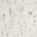 Haven Round Genuine White Marble Top End Side Table Black