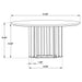 Haven 3-piece Round Marble Coffee and End Table Set Black