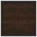 Fulton 30-inch Square Mango Wood Coffee Table Dark Brown