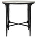 Hermas 3-piece Round Marble Coffee and End Table Set White