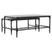 Ebby 2-piece Genuine Marble Top Nesting Coffee Tables White
