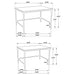 Ebby 2-piece Genuine Marble Top Nesting Coffee Tables White