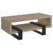 Dinard Engineered Wood Cocktail Coffee Table Latte