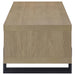 Dinard Engineered Wood Cocktail Coffee Table Latte