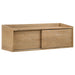 Fabian Bookshelf Bridge with Cubbies Distressed Light Brown
