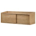 Fabian Bookshelf Bridge with Cubbies Distressed Light Brown