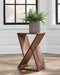 Lily Solid Reclaimed Wood Accent Side Table Natural