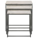 Medora 3-piece Marble Top Nesting Table Set White