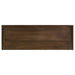 Ornelas 46-inch Console Table with Slatted Shelf Mango Brown