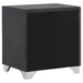Melody Upholstered 2-drawer Nightstand Grey