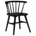 Hamlyn 5-piece Round Wood Dining Set Black