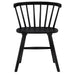 Hamlyn 5-piece Round Wood Dining Set Black