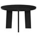 Strouse 5-piece Dining Set Cream and Black