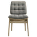 Strouse 5-piece Dining Set Grey and Natural Oak